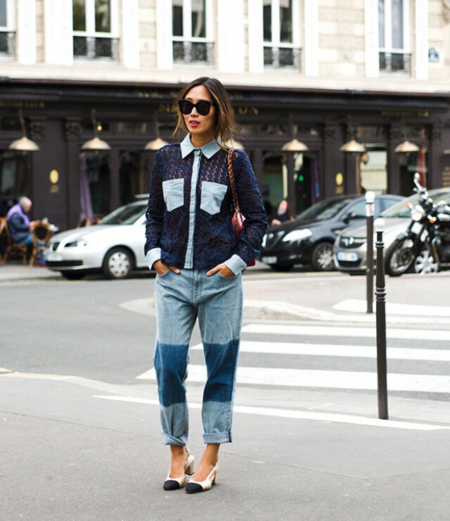 Tampil Gaya Dengan Jeans Patchwork