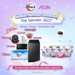 Syarat dan Ketentuan Event Attack Top Spender di AEON Store